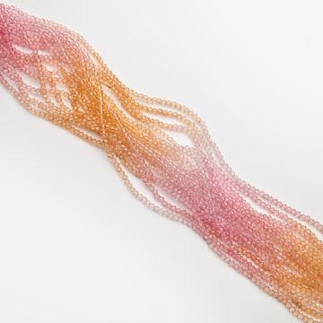 Kryształki oponki fasetowane multicolor 3,5x4mm