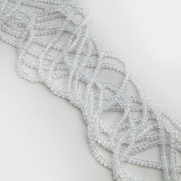 Kryształki oponki fasetowane crystal 3x4mm