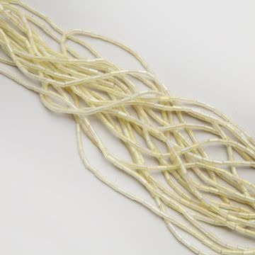 Kryształki słupek gładki mat celadon 2,5x5mm