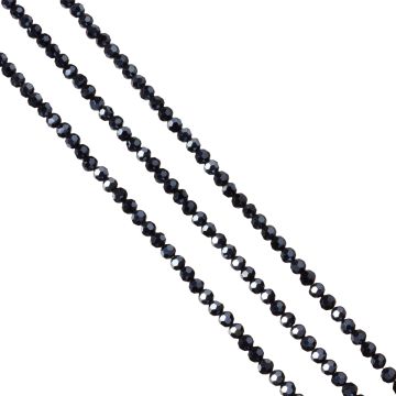 Kryształki kulki fasetowane 32 cuts blue hematite 6mm