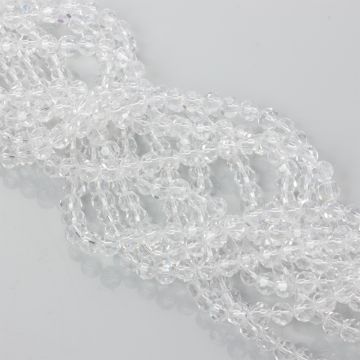 Kryształki kulki fasetowane 32 cuts crystal 6mm