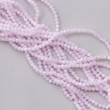 Kryształki kulki fasetowane 32 cuts ceramic rose 4mm