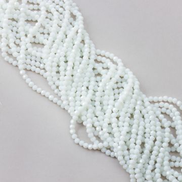 Kryształki kulki fasetowane 32 cuts white ice 4mm Kryształki kulki fasetowane 32 cuts white ice 4mm