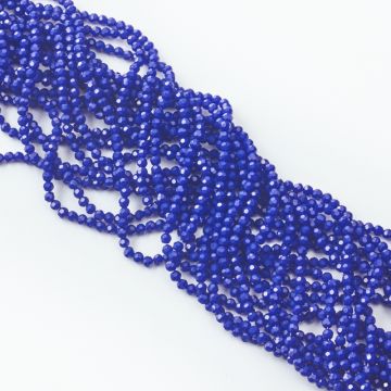 Kryształki kulki fasetowane 32 cuts full navy  4mm