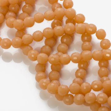 Kryształki kulki 96 cutts pastel brown 8mm