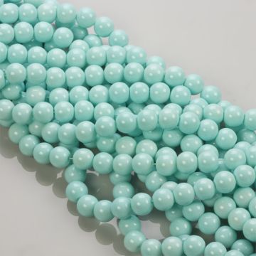 Koraliki szklane kulki baby blue 10mm