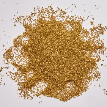 Koraliki SeedBeads Round 0,6-0,8mm Mat Gold