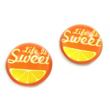 Kaboszon szklany okrągły 'sweet' 20mm