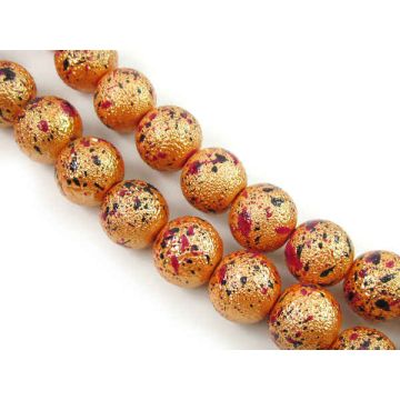 Kulki chropowane w kolorze złota 12mm