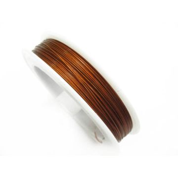 Linka stalowa jasny brąz 0,45 mm