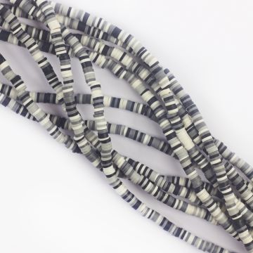 Koraliki Katsuki z modeliny czarne 4mm