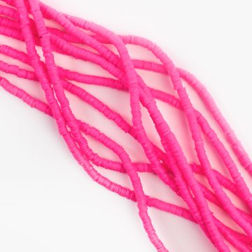 Koraliki Katsuki z modeliny różowe 4mm