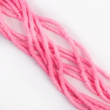 Koraliki Katsuki z modeliny różowe 4mm