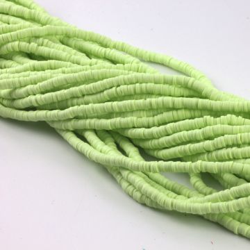 Koraliki Katsuki z modeliny zielone 4mm