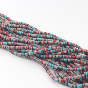 Koraliki Katsuki z modeliny multikolor 4mm