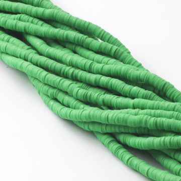 Koraliki Katsuki z modeliny zielone  6mm