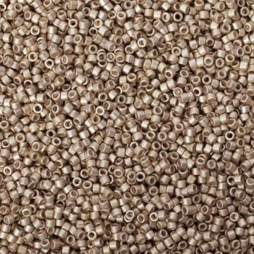 Koraliki Miyuki Delica Semi Frosted Galvanized Light Smoky Amethyst 11/0