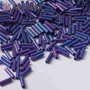 Koraliki Miyuki Bugles #2 6 mm Opaque Eggplant Luster