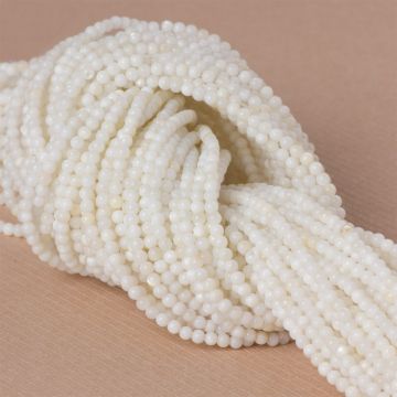 Masa perłowa kulka biała 3mm Masa perłowa kulka biała 3mm