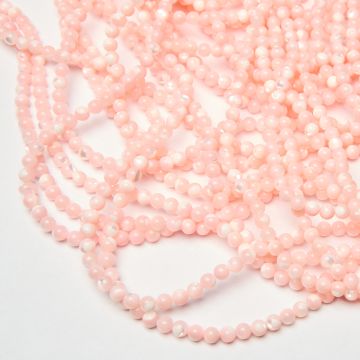 Masa perłowa kulka opalizująca różowa 5mm