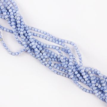 Kulka z masy perłowej niebieska 4mm