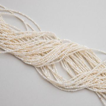 Masa perłowa kulka gładka biała 2mm