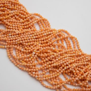 Masa perłowa kulka fasetowana słoneczna 3mm