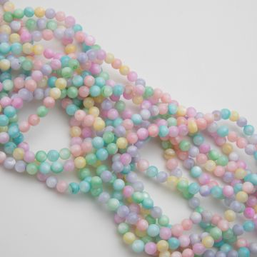 Masa perłowa kulka gładka multikolor 5mm