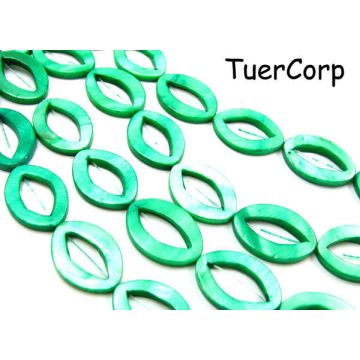 Masa perłowa oczko zielone 25mm