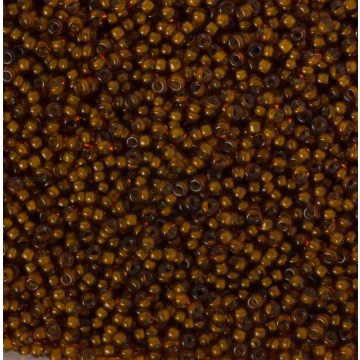 Koraliki NihBeads 12/0 Inside-Color Smoky Topaz/Dark Beige Line