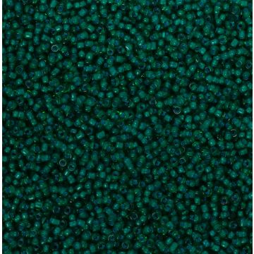 Koraliki NihBeads 12/0 Inside-Color Dark Peridot/ White Line