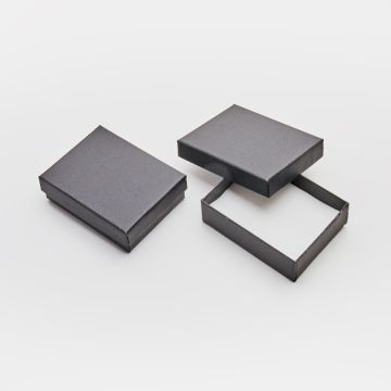 Pudełko do biżuterii czarne 7x9x3cm