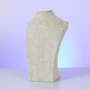 Ekspozytor na naszyjnik szary 26x17cm