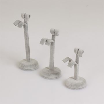 Zestaw ekspozytorów na kolczyki 3 szt zawijane 11x5 cm