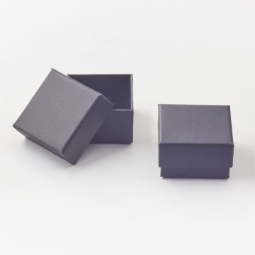 Pudełko ozdobne do biżuterii czarne 5x5x3cm