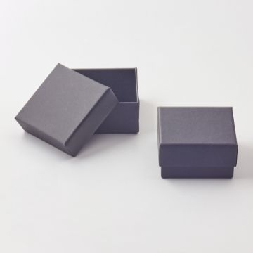 Pudełko ozdobne do biżuterii czarne 6,5x6,5x3,5cm
