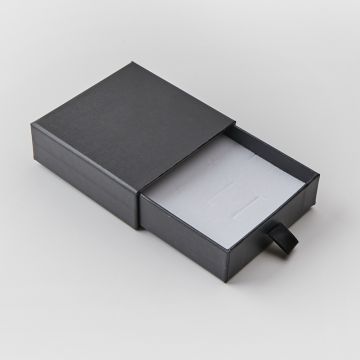 Pudełka ozdobne wysuwane czarne 9x9cm Pudełka ozdobne wysuwane czarne 9x9cm