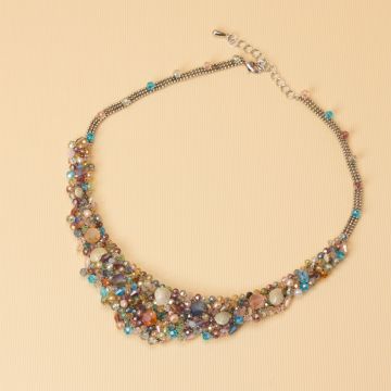 Kolia z kryształkami 50cm