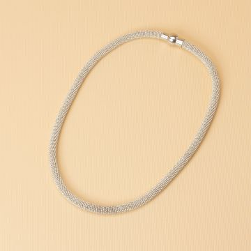 Naszyjnik z drobnych łańcuszków 43.5cm