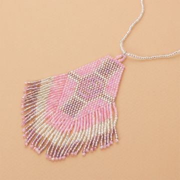 Naszyjnik boho z koralików Matsuno 10cm