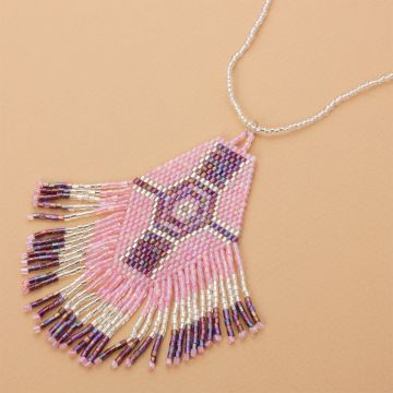 Naszyjnik boho z koralików Matsuno 10cm