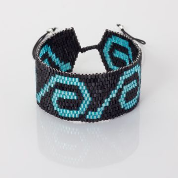 Bransoletka boho 13 rzędowa z koralików Matsuno 17-27cm