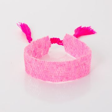 Bransoletka boho 9 rzędowa z koralików Matsuno 17-27cm