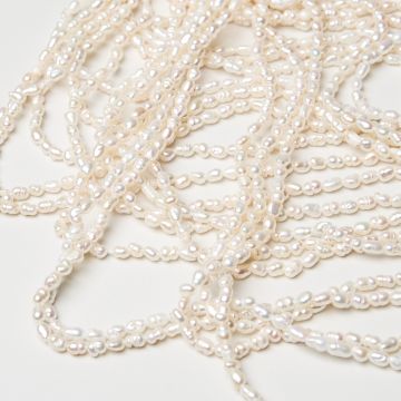 Perły naturalne hodowlane rice 2,5-3mm