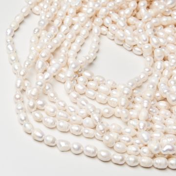 Perły naturalne hodowlane rice 7-8mm