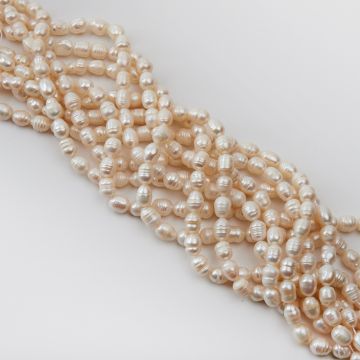 Perły naturalne rice hodowlane 9,5-10mm