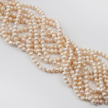 Perły naturalne potato hodowlane 5,5-6,5mm