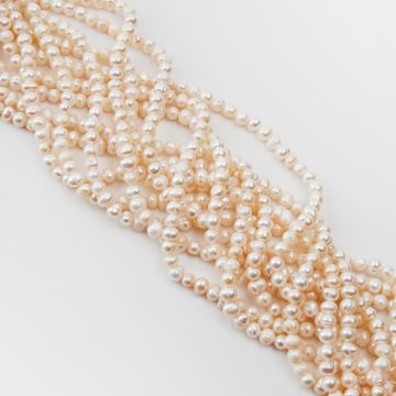 Perły naturalne potato hodowlane 4,5-5mm