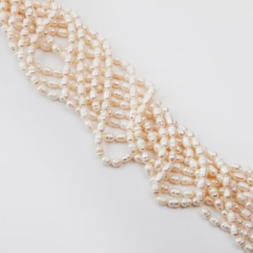 Perły naturalne rice hodowlane 7-10mm