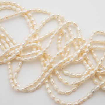 Perły hodowlane słodkowodne rice 2-3mm